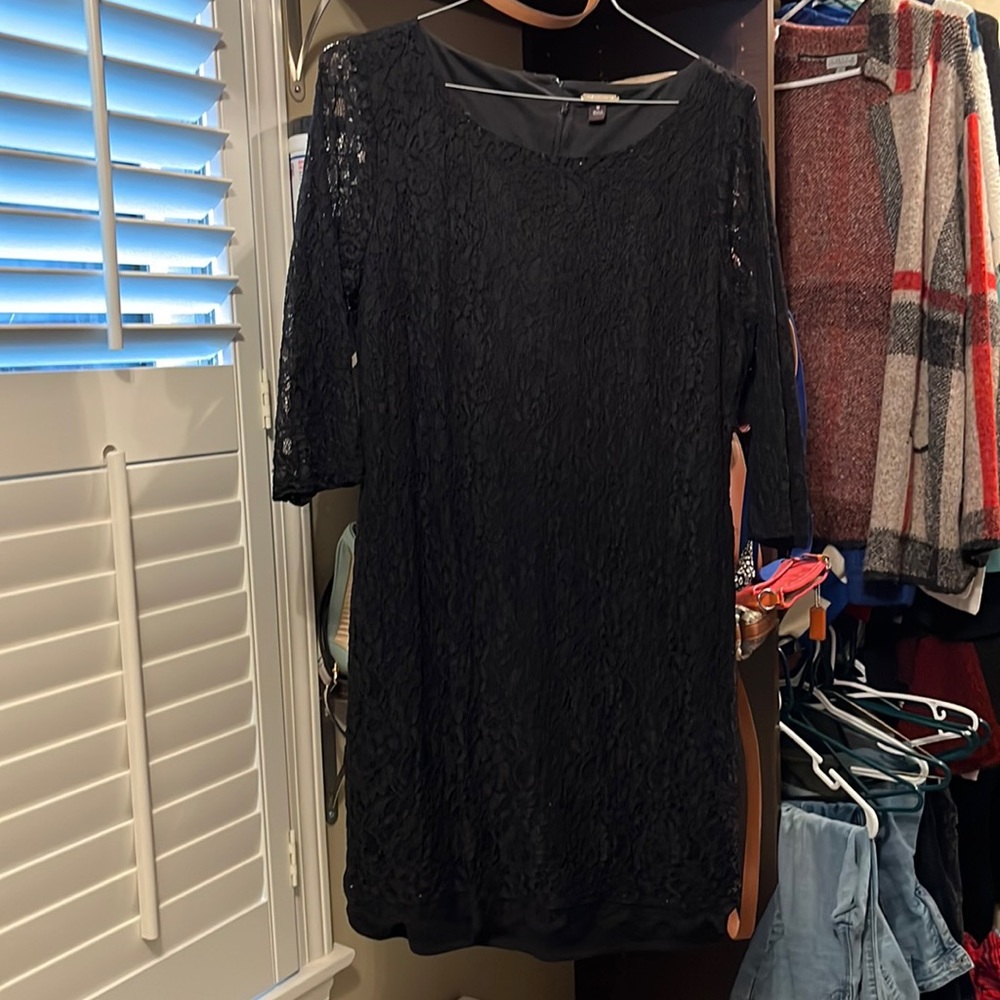 Dana Buchman lace sheath dress 16